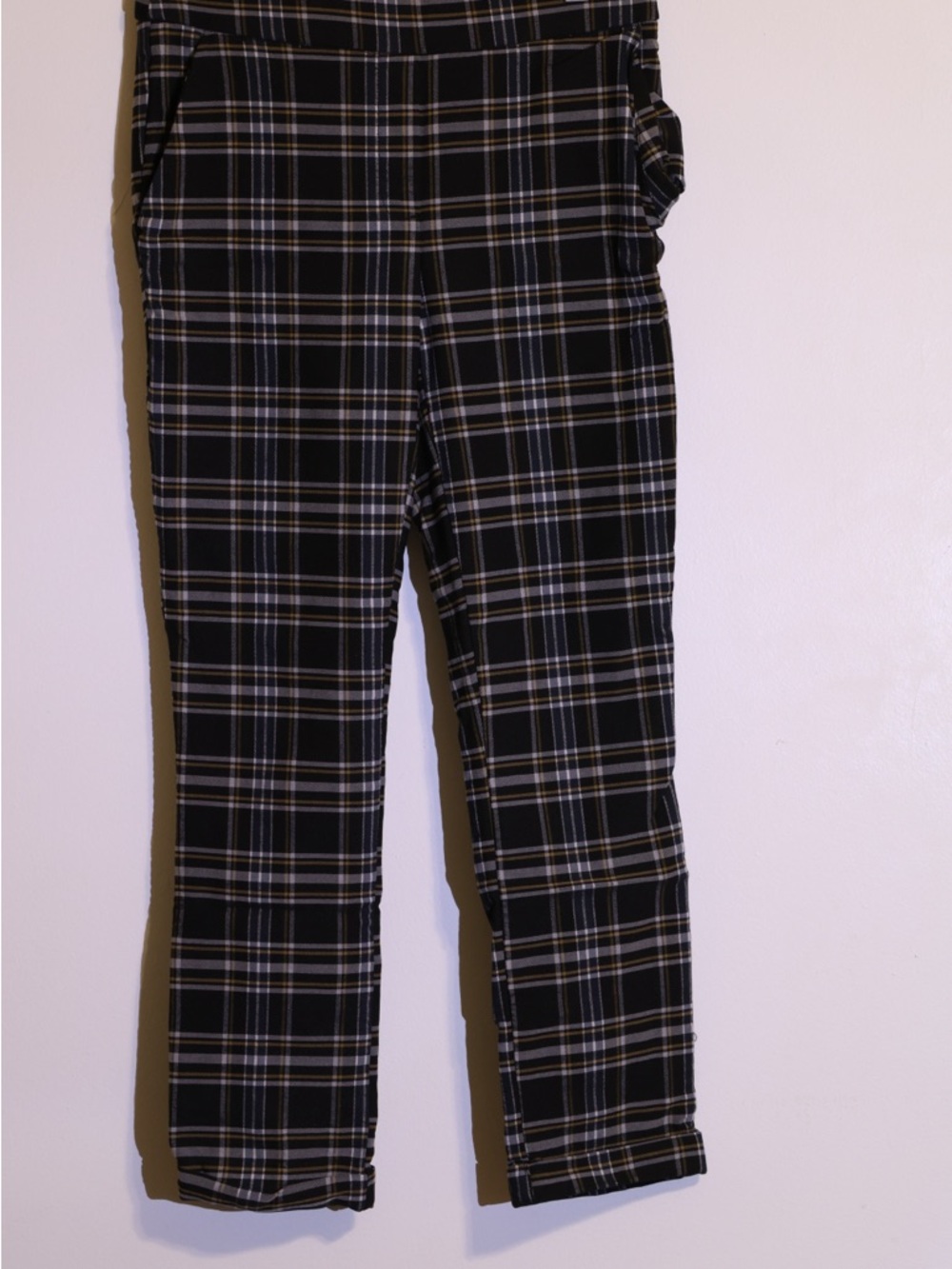Jules & Leopold Black, Gray & Mustard Plaid Pants